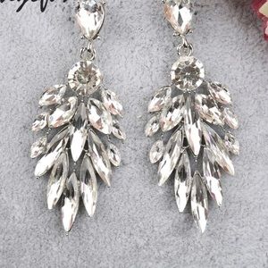 Fashion Jewelry | Prom Wedding Jewelry | Dangle Drop Earrings | Bridal Jewelry